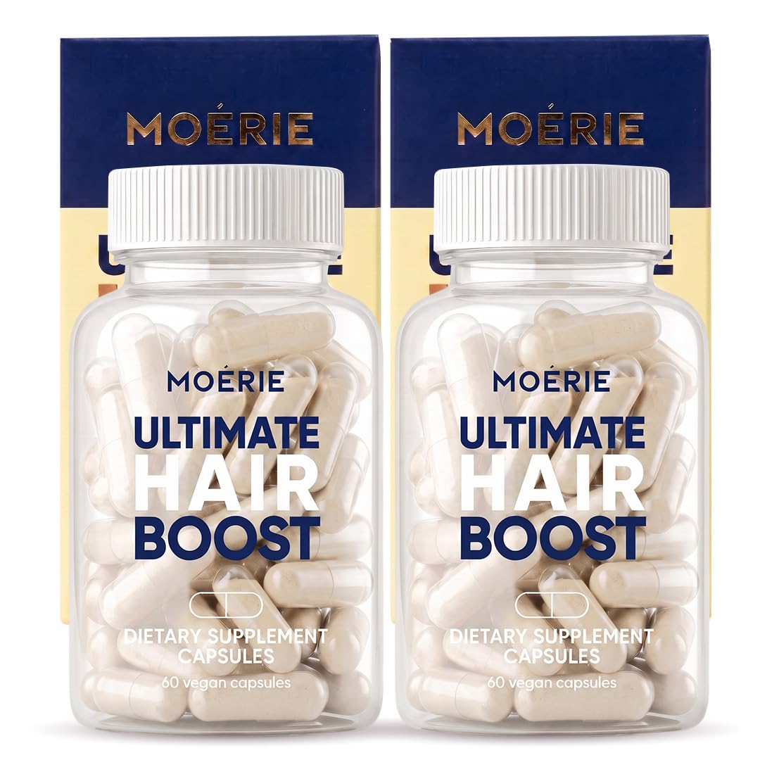 Moerie Ultimate Hair Boost Vitamins for Thicker Hair - 120 Capsules