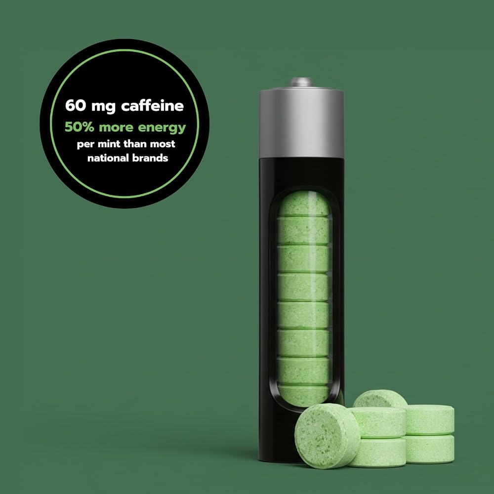 Rally Energy Caffeine Mints 60mg Instant Energy - 30 Mints - image 2