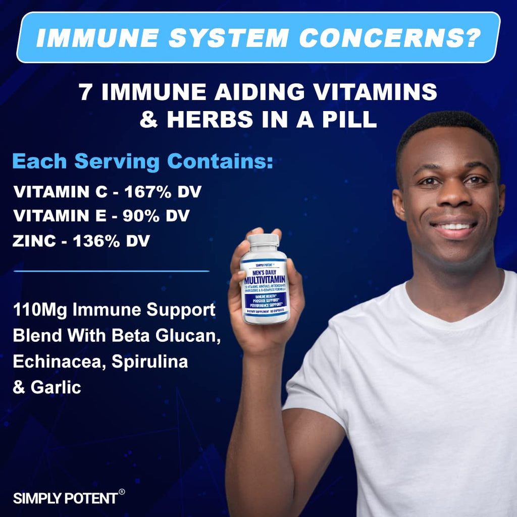 Simply Potent Daily Multivitamin for Men - 60 Capsules - image 3