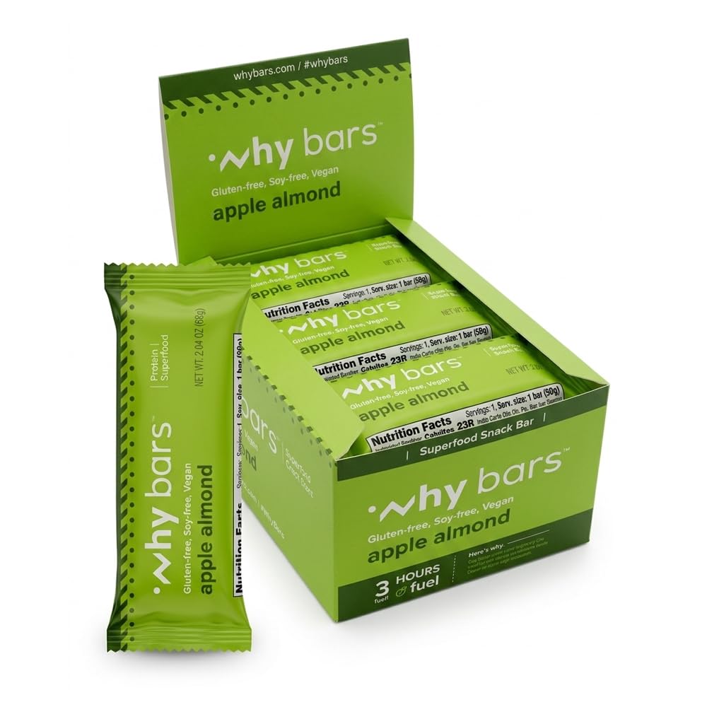 Why Bars, Superfood Protein Bars, 2.04 Ounce Bars - Protein Bar