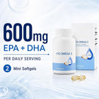 Generic rTG Omega-3 Fish Oil 600mg EPA DHA - 180 Softgels - image 4
