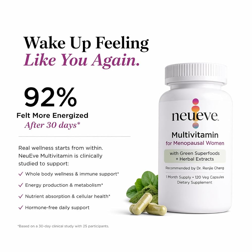 NeuEve Menopause Support Multivitamin for Women - 120 Capsules - image 3