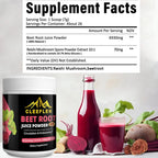 CLEEFLEN Beet Powder with Reishi Mushroom Extract - 6.35 oz - image 9