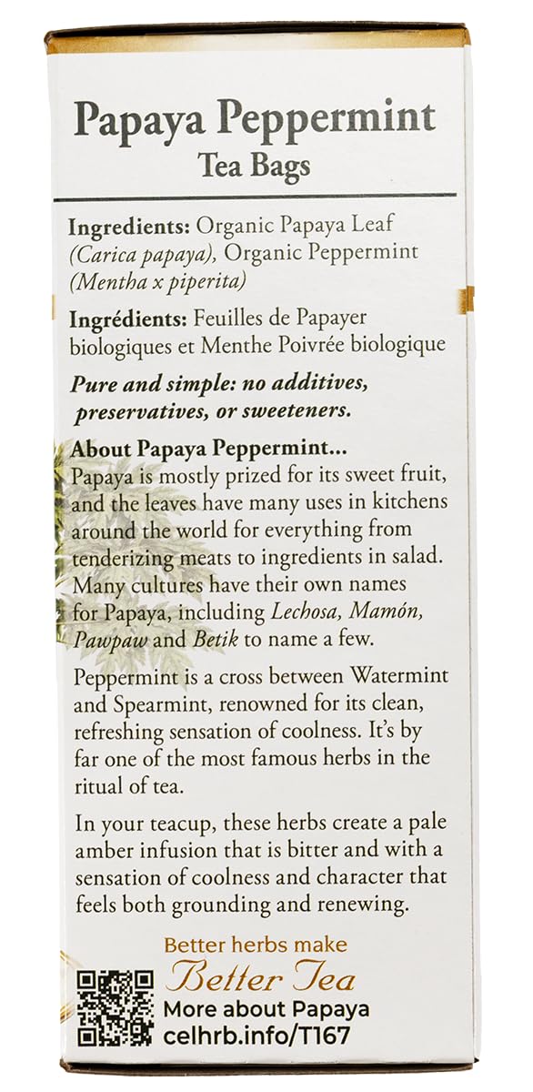 Celebration Herbals Papaya Peppermint Tea Organic - 24 Bags - image 3