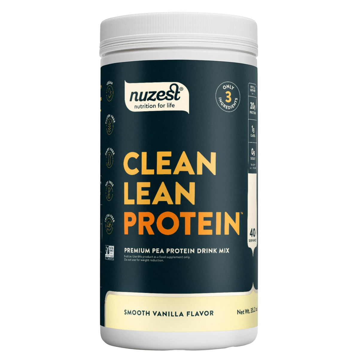 Nuzest - Pea Protein Powder - Clean Lean Protein