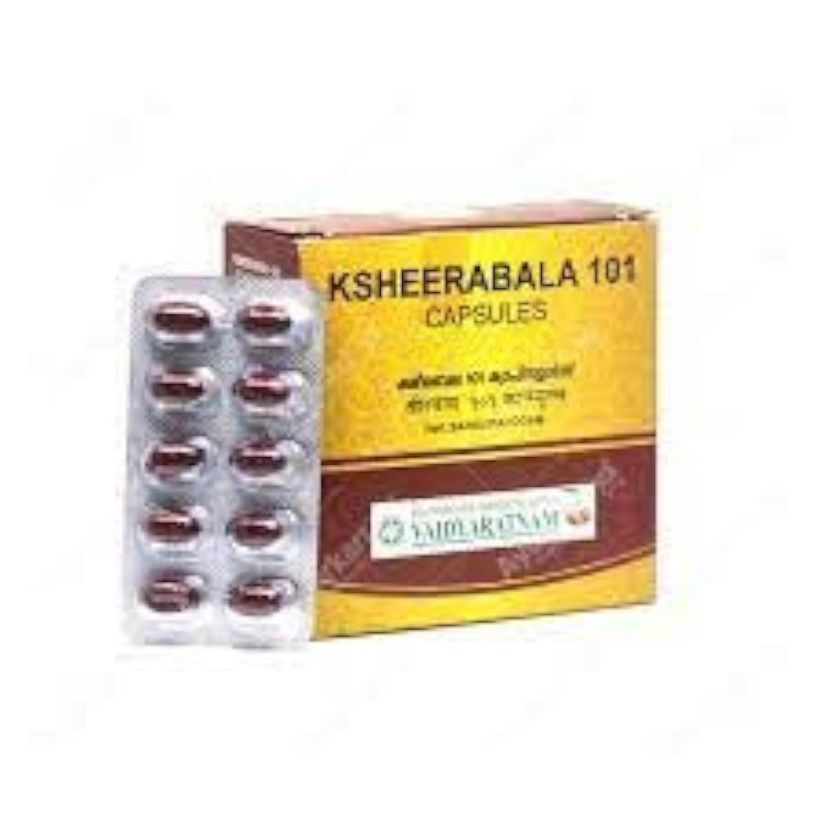 Vaidyaratnam Ksheerabala 101 Softgels - 100 Capsules