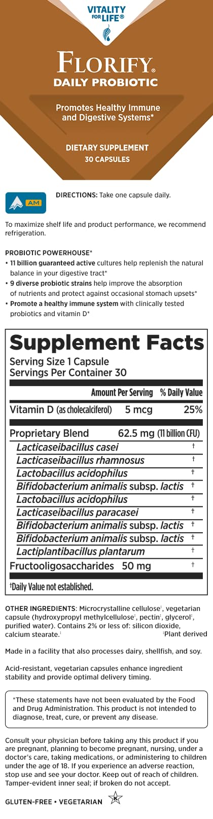 Satnkemi Melaleuca Florify Daily Probiotic - 30 Capsules - image 2