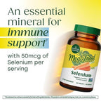 MegaFood Selenium 50mcg Immune Support - 60 Tablets - image 3