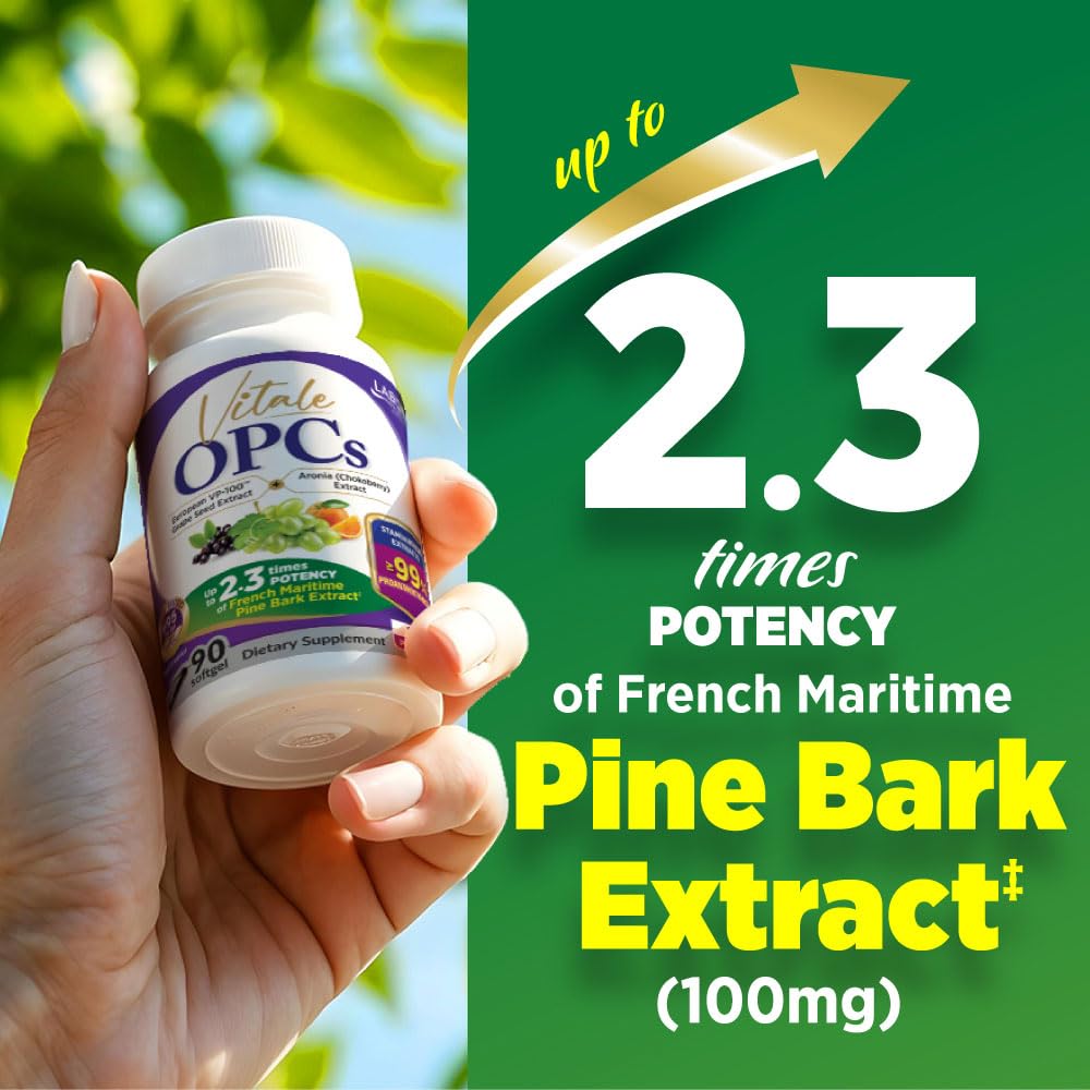 LABO Nutrition Vitale OPCs Circulation & Antioxidants - 90 Softgels - image 3