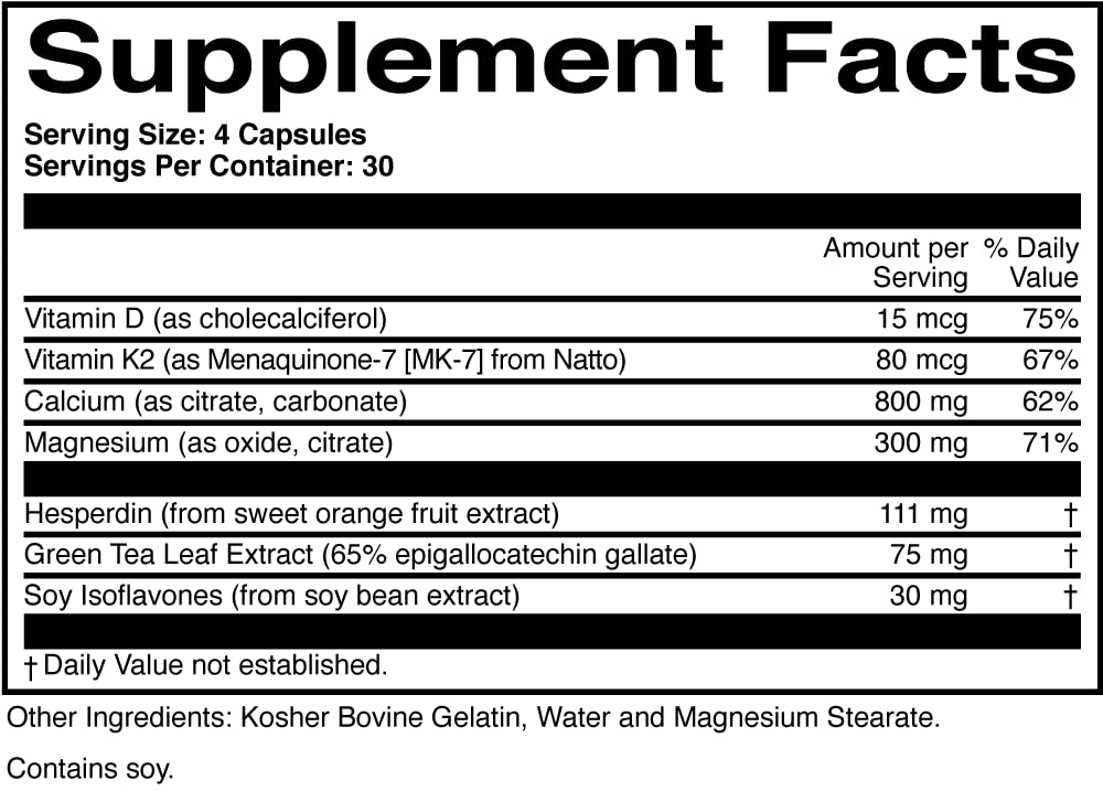 ScienceBased Health BoneProtect Bone Health Supplement - 120 Capsules - image 2