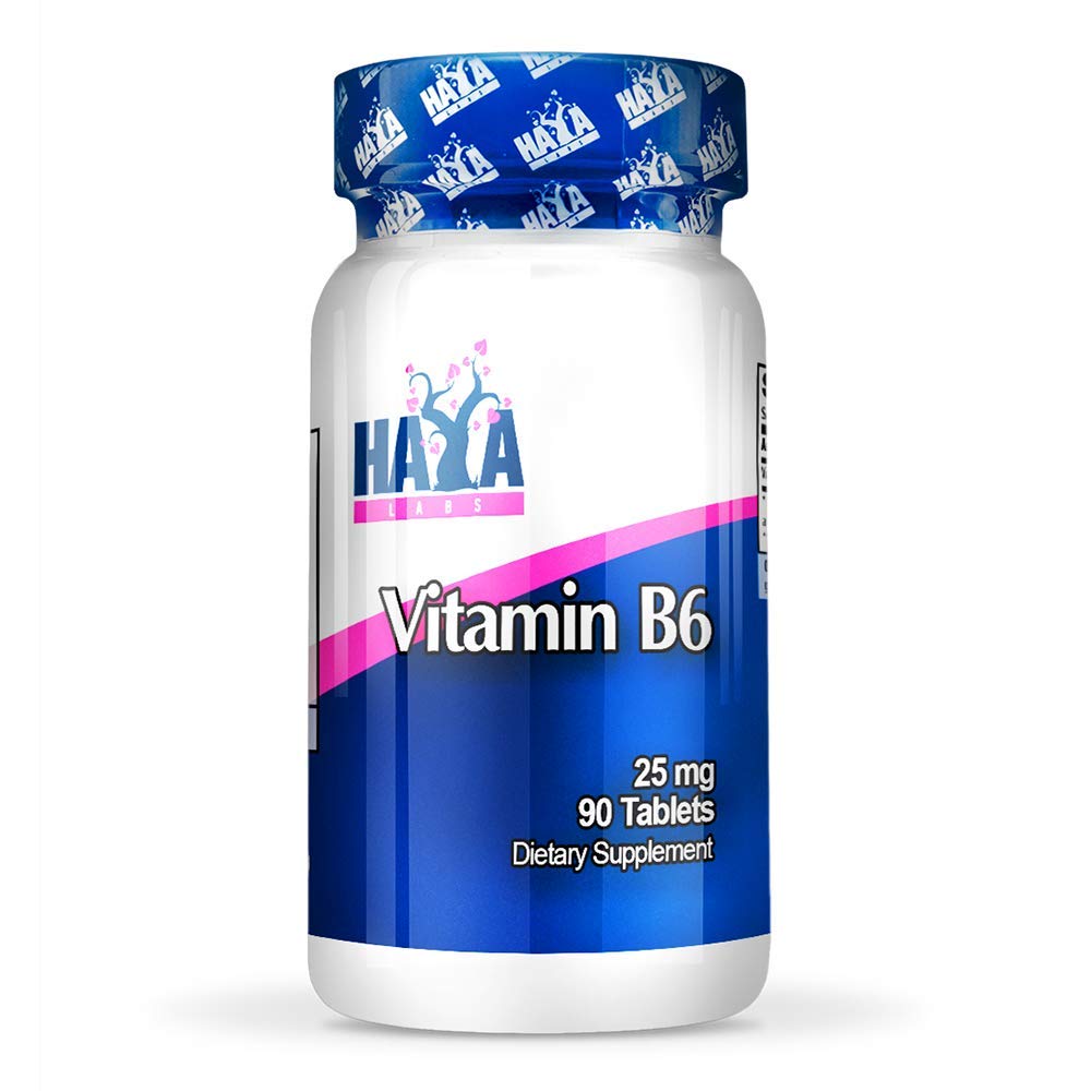 HAYA LABS Vitamin B6 25mg Energy & Immune Support - 90 Tablets