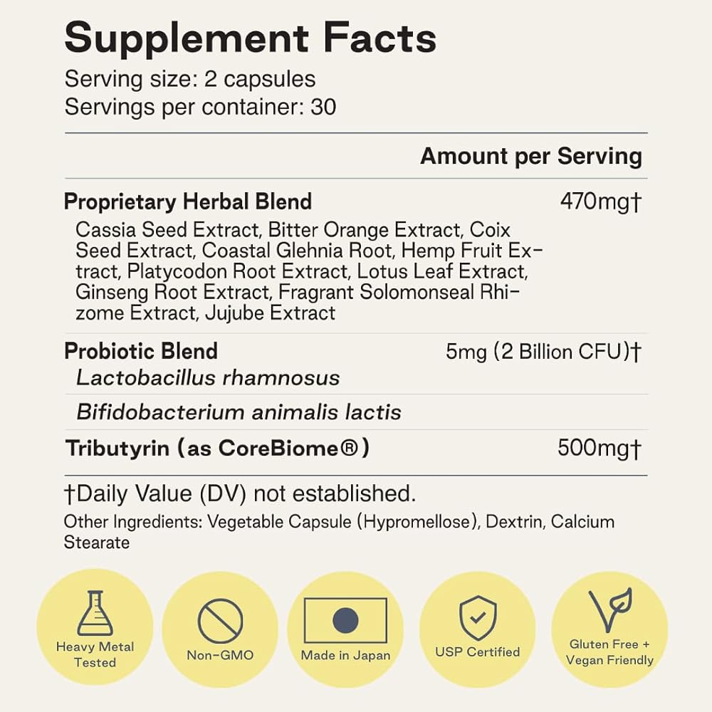 NOOCI Noo Gut 3-in-1 Gut Health Supplement - 60 Vegan Capsules - image 4
