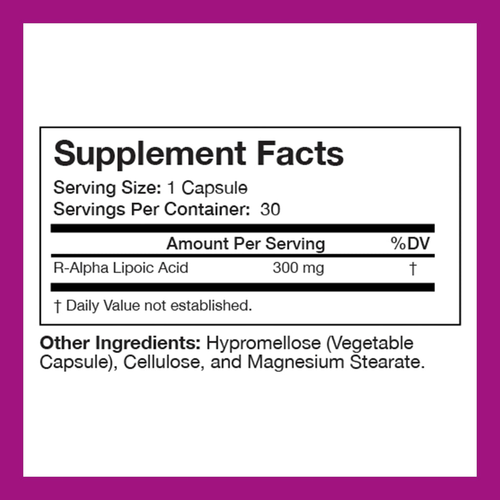 NERVE RENEW Optimizer Nerve Support R-Alpha Lipoic Acid - 30 Capsules - image 2