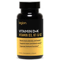 Legion Vitamin D3 K2 & K1 Supplement - 60 Gummies