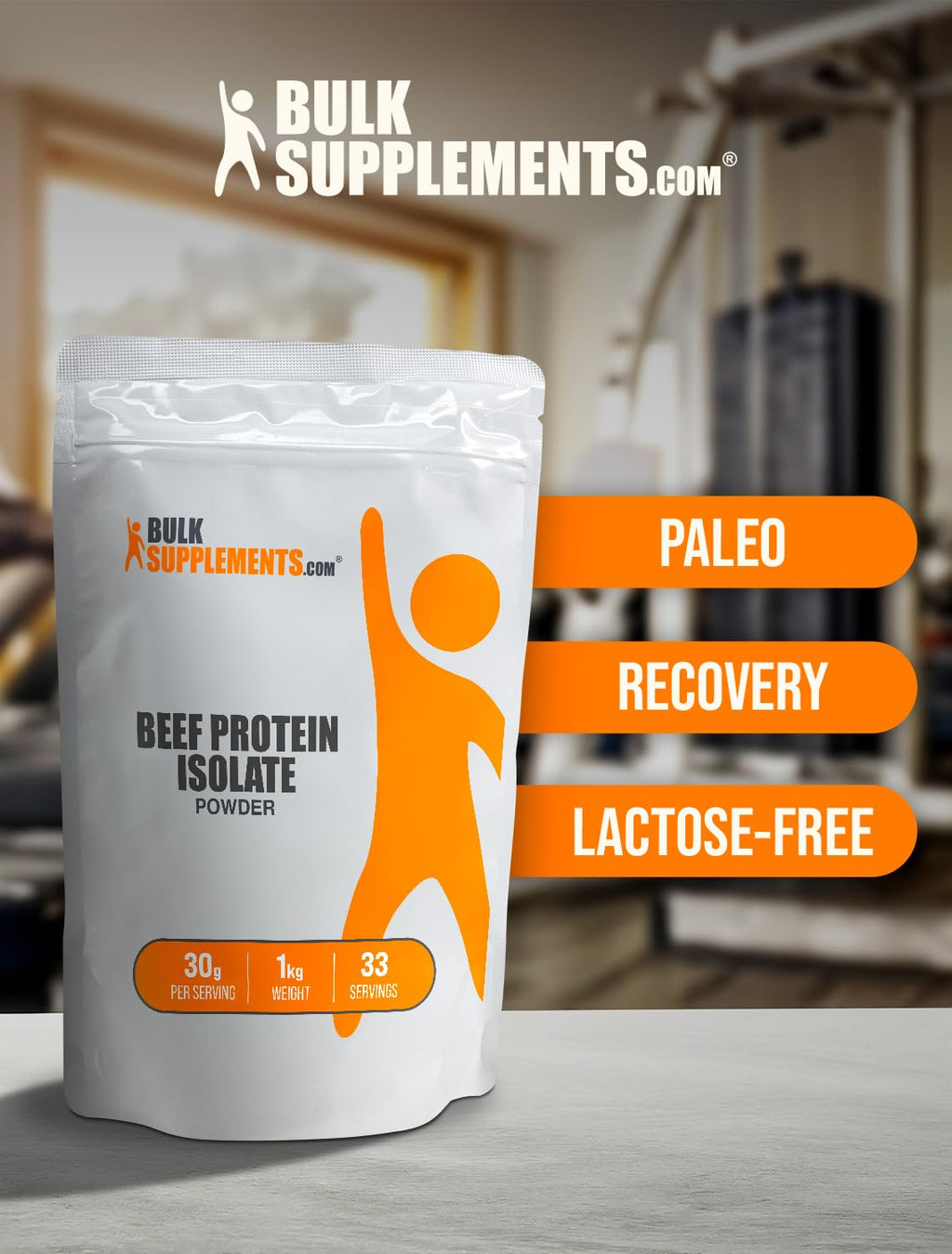 BulkSupplements.com Paleo Beef Protein Powder Isolate