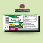 Nature's Answer Sage Leaf Organic Liquid Extract - 1 fl oz - image 2