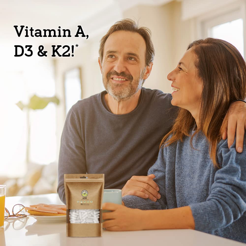 Doctors Scientific Organica DSO ADK Vitamin D3 K2 A - 90 Capsules - image 3