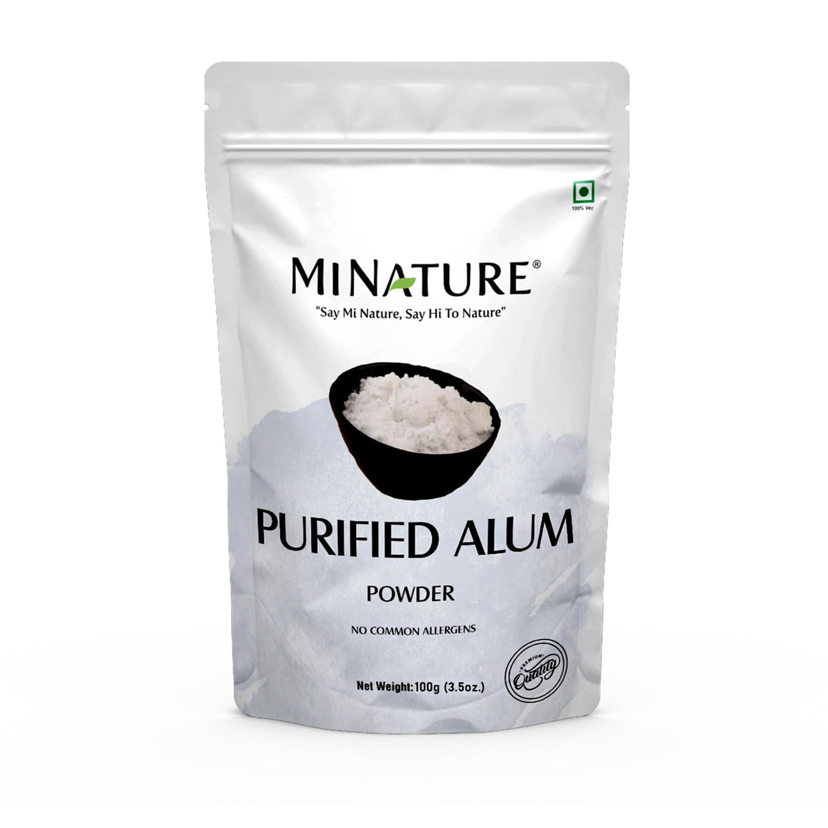 minature Mi Nature Alum Powder Potassium - 100g