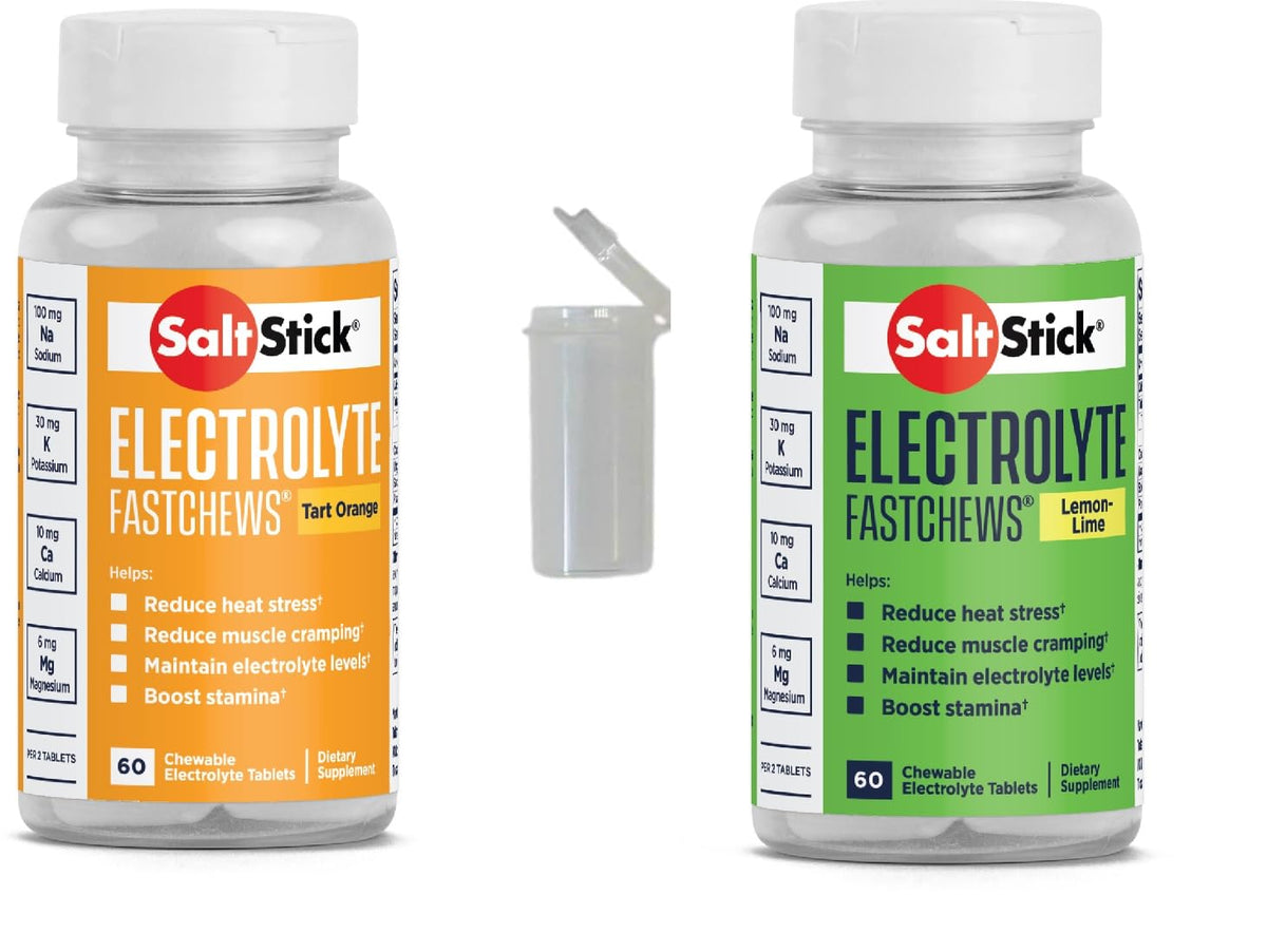 SaltStick FASTCHEWS Variety 2-Pack Electrolyte Tablets - 120 Count