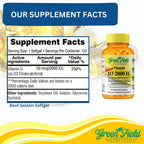 Greenfield Nutritions Halal Vitamin D3 2000 IU - 120 Softgels - image 6