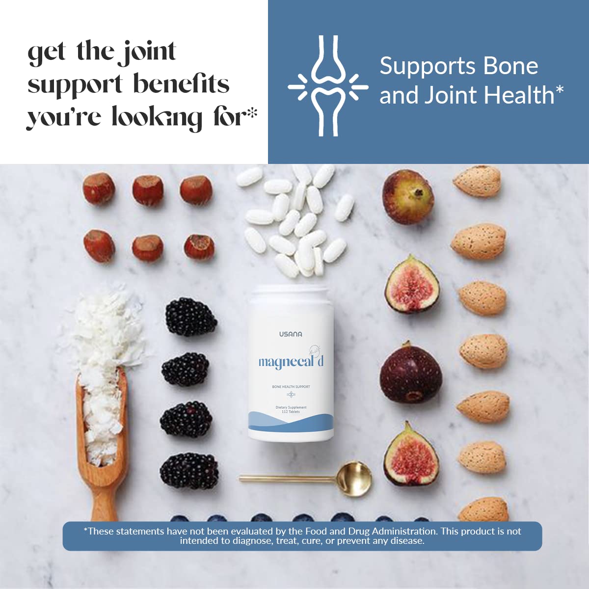 USANA MagneCal D Calcium & Magnesium Formula - 112 Tablets - image 4