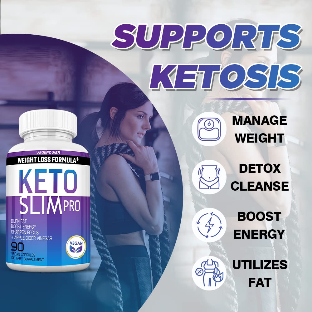 VEGEPOWER GLP-1 Support Supplement - Keto Apple Cider Vinegar