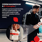 CEDEM Magnesium 400mg + B-Complex Powder Sticks - 20 Count - image 2
