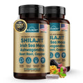 SOLNUVI Shilajit Pure Himalayan Organic Capsules with Irish Sea Moss