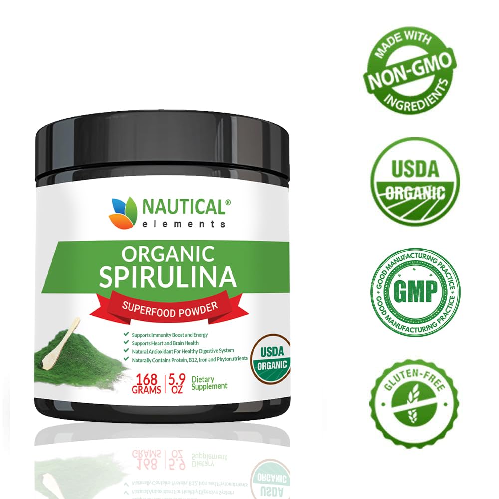 Nautical Elements Organic Spirulina Powder - 57 Servings - image 3