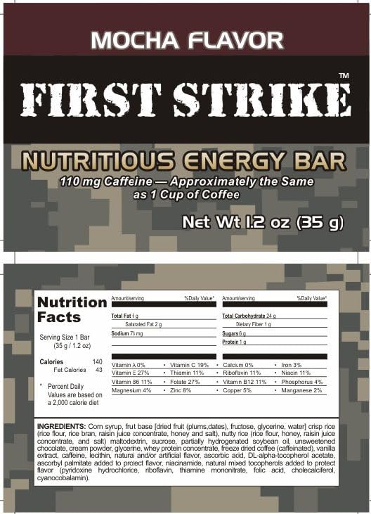 EPIDEMIC PROOF Mini First Strike Energy Bars