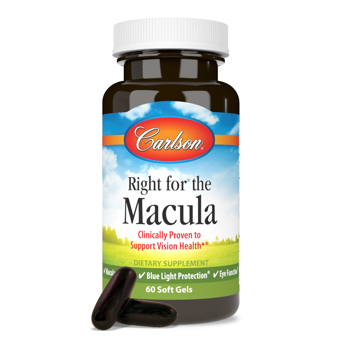 Carlson Right for The Macula with Lutemax 2020 - 60 Softgels - image 7