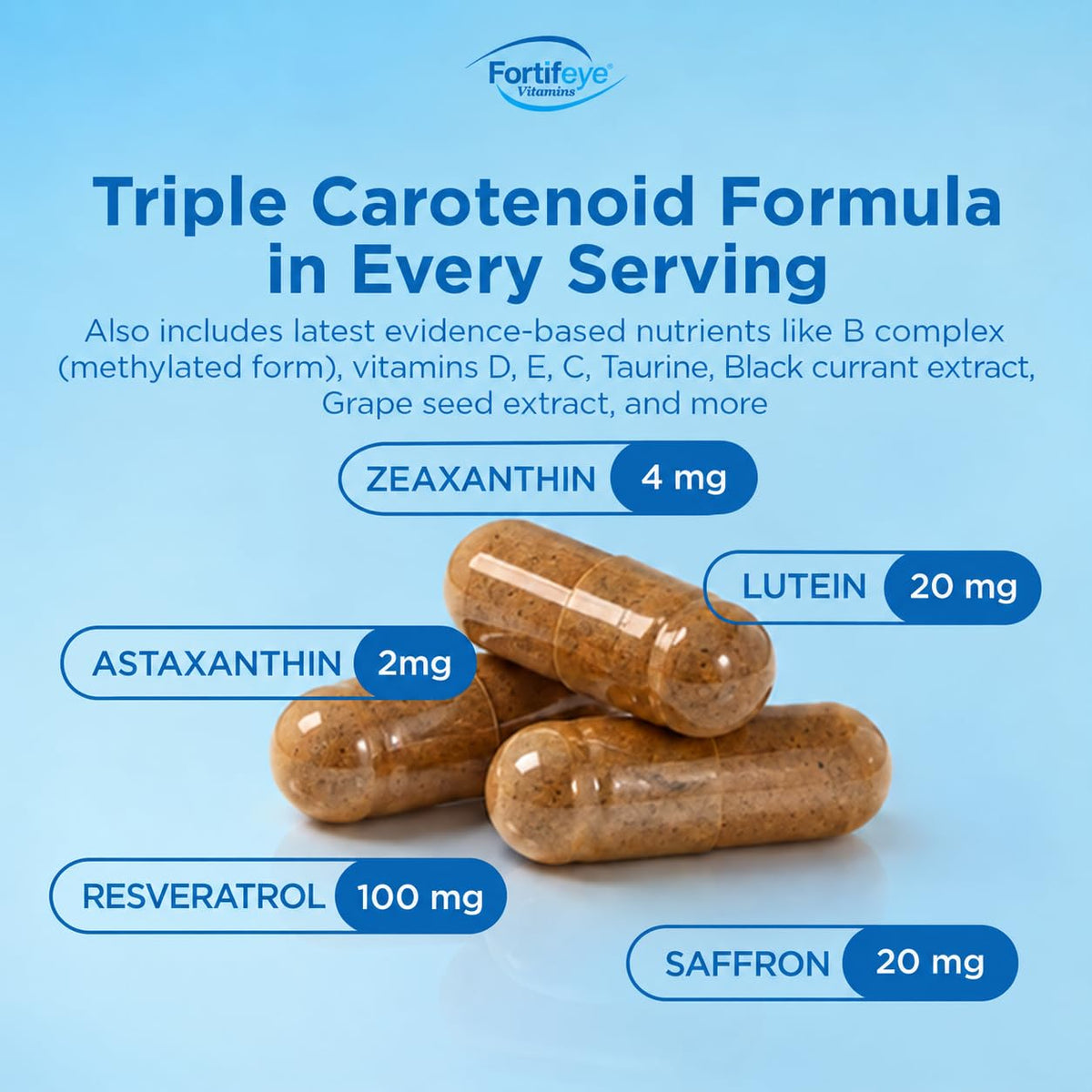 Fortifeye Vitamins Macular Defense Multivitamin