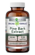 Amazing Nutrition Pine Bark Extract 100 mg - 120 Vegetarian Capsules