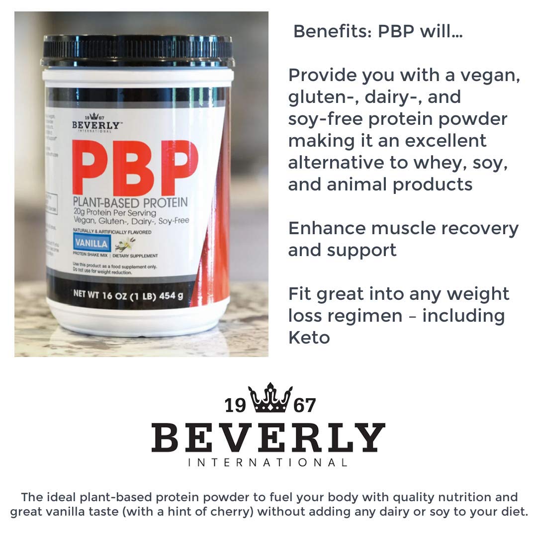 Beverly International PBP Plant Based Protein Vanilla - 15 Servings - image 4