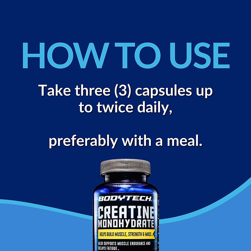 BodyTech Creatine Monohydrate - Supports Muscle Endurance