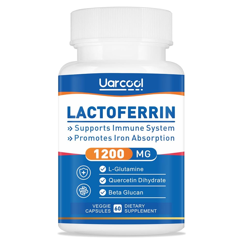 Uarcool Lactoferrin 1200mg Immune Support - 60 Softgels
