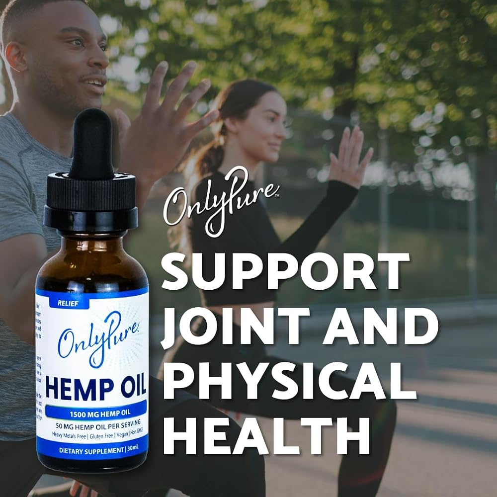 OnlyPure Relief Hemp Oil Extract Drops 1500 mg - 30 mL - image 5