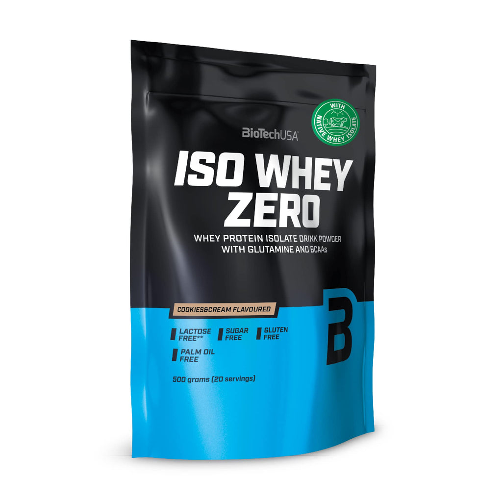 BioTechUSA Iso Whey Zero Cookies & Cream Whey Isolate - 500g