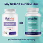 BESTVITE Melatonin 10 mg for Sleep Support - 360 Vegetarian Capsules - image 7