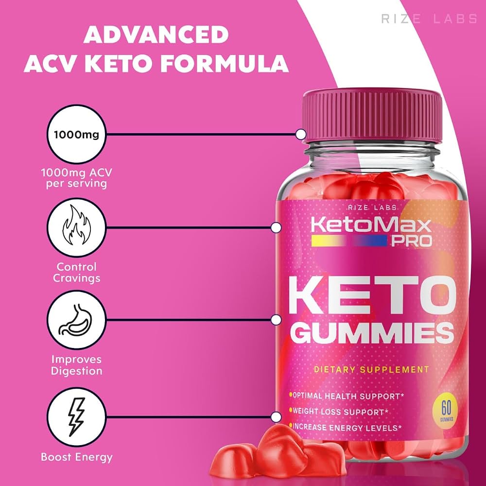 rize labs KetoMax Pro Gummies for Weight Loss - 60 Gummies - image 2