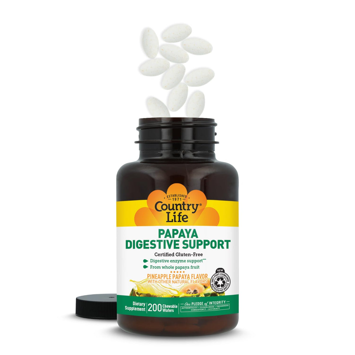 Country Life, Papaya Digestive Support, Daily Enzymes to Promote