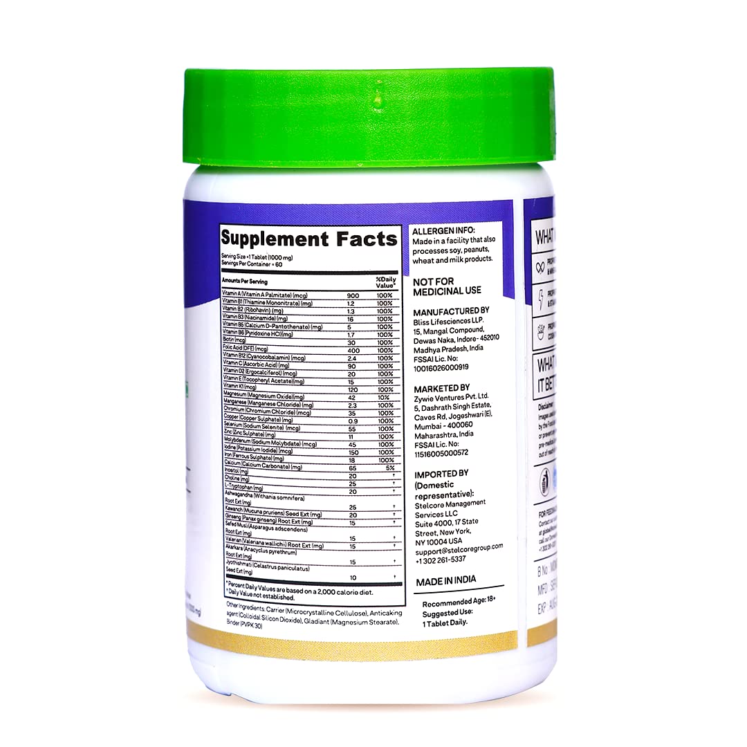 OZIVA Daily Men's Multivitamin for Energy & Immunity - 60 Tablets - image 8