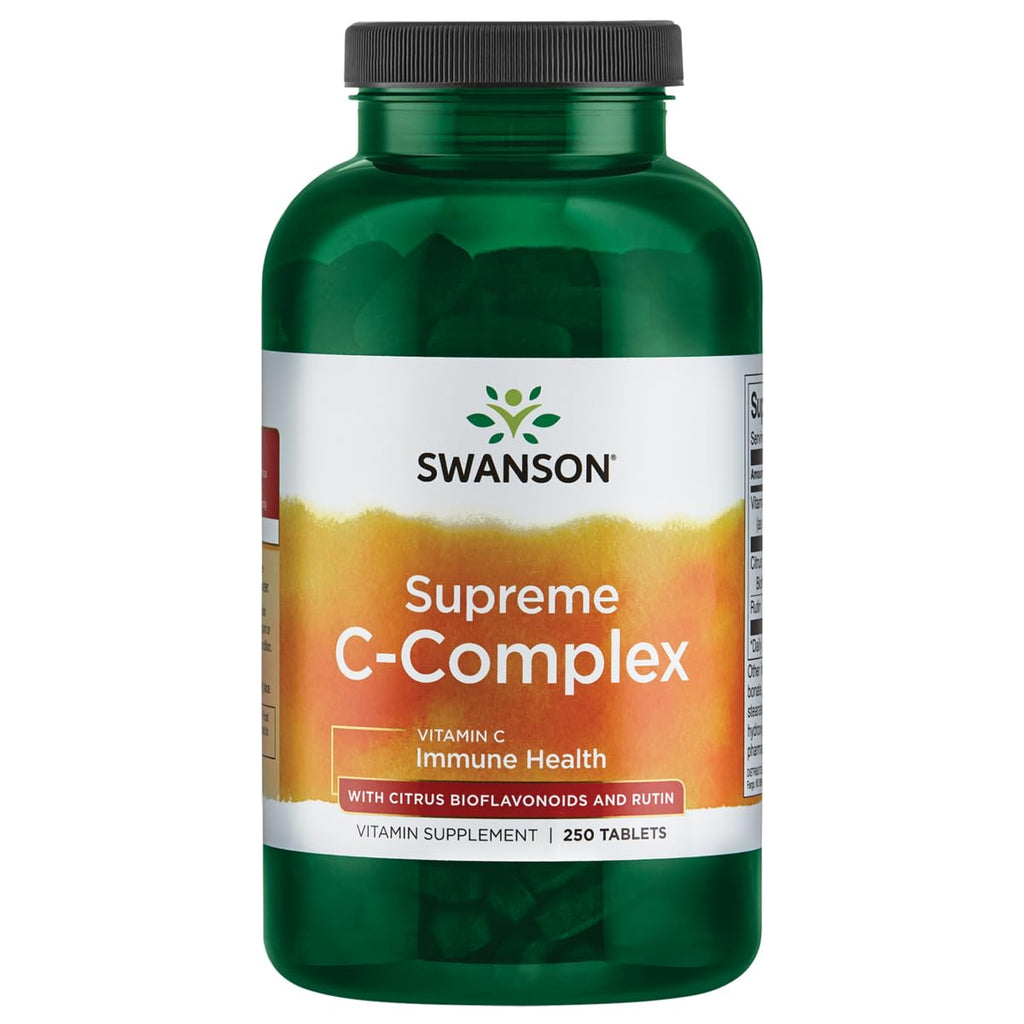 Swanson Supreme Vitamin C Complex with Bioflavonoids - 250 Tablets