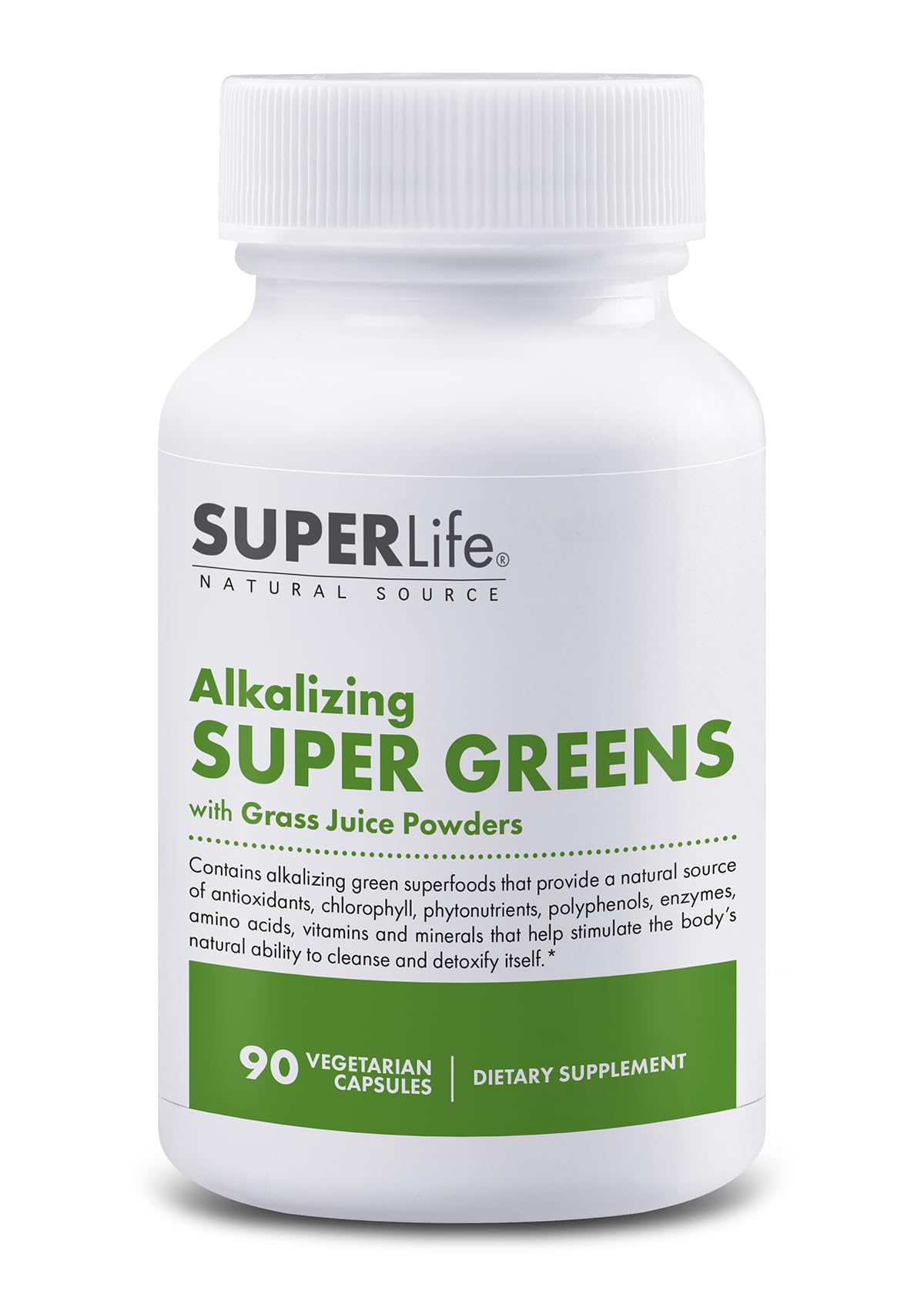 Fresh Start Organic Alkalizing Super Greens Capsules - 90 Count