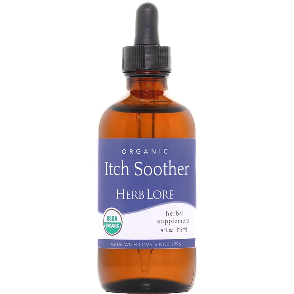 Herb Lore Organic Itch Soother Tincture Liver Support - 4 fl oz
