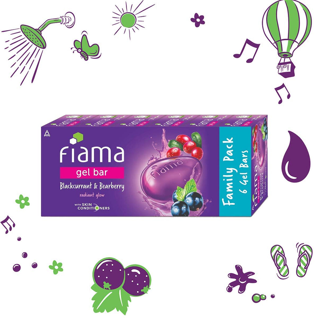 Fiama Gel Bar Blackcurrant and Bearberry - 6 Bars - image 8