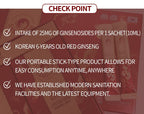 SAMSIDAE Korean Red Ginseng Extract Sticks 10mg - 30 Sticks - image 4