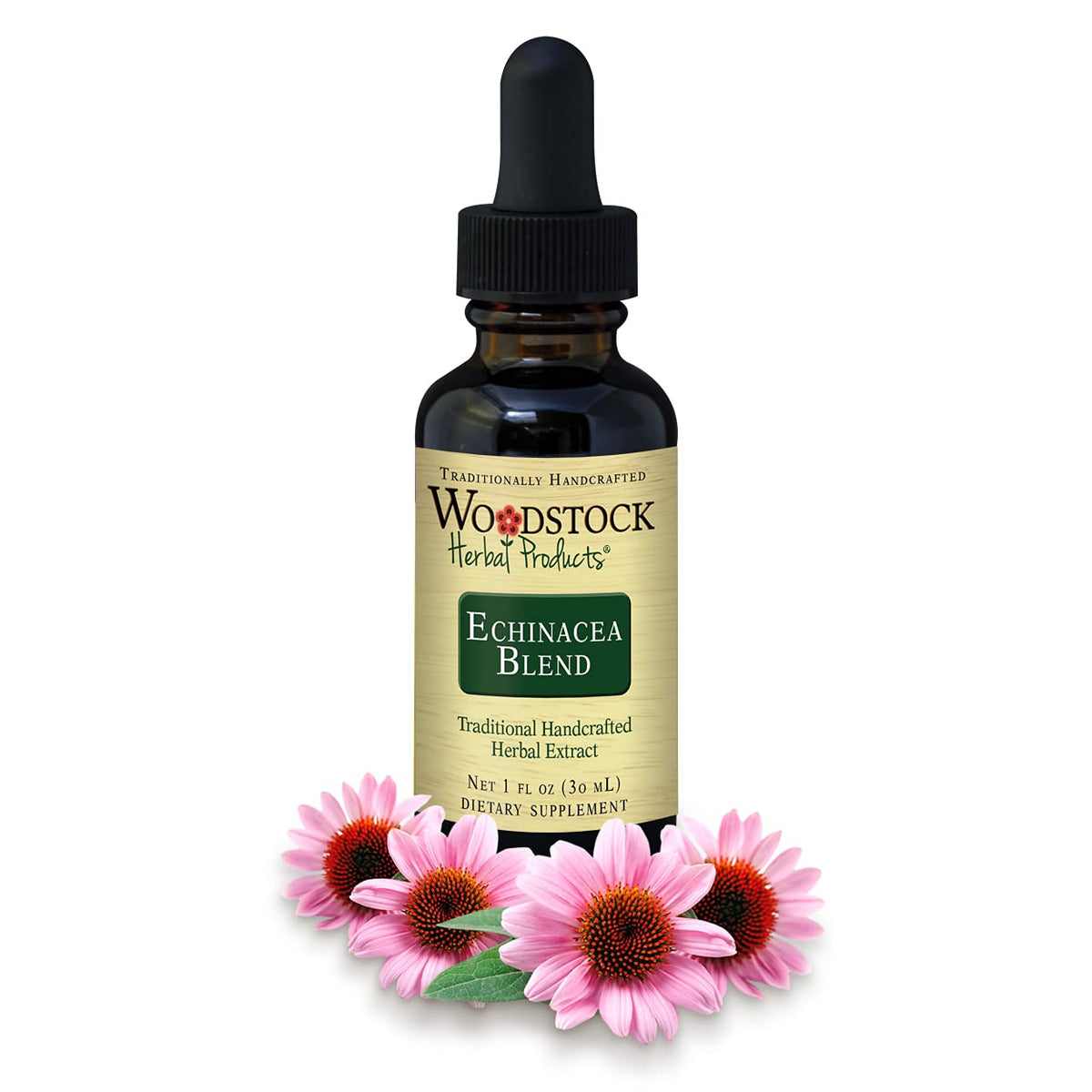 Woodstock Herbal Products Echinacea Root and Flower - 1 Fl Oz