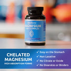 Zentastic Magnesium Complex 4-in-1 Supplement Chelated - 120 Capsules - image 4