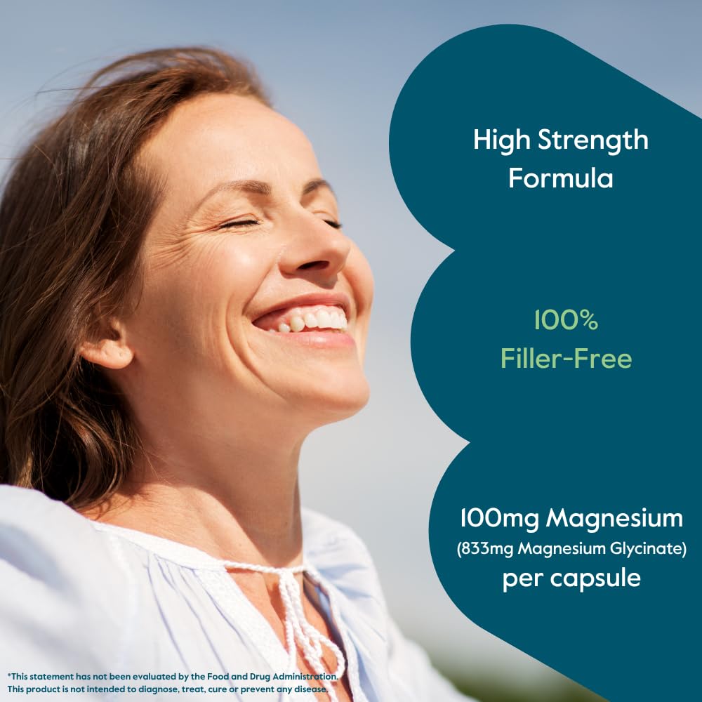 BESTVITE Magnesium Glycinate 400mg - 240 Capsules - image 4